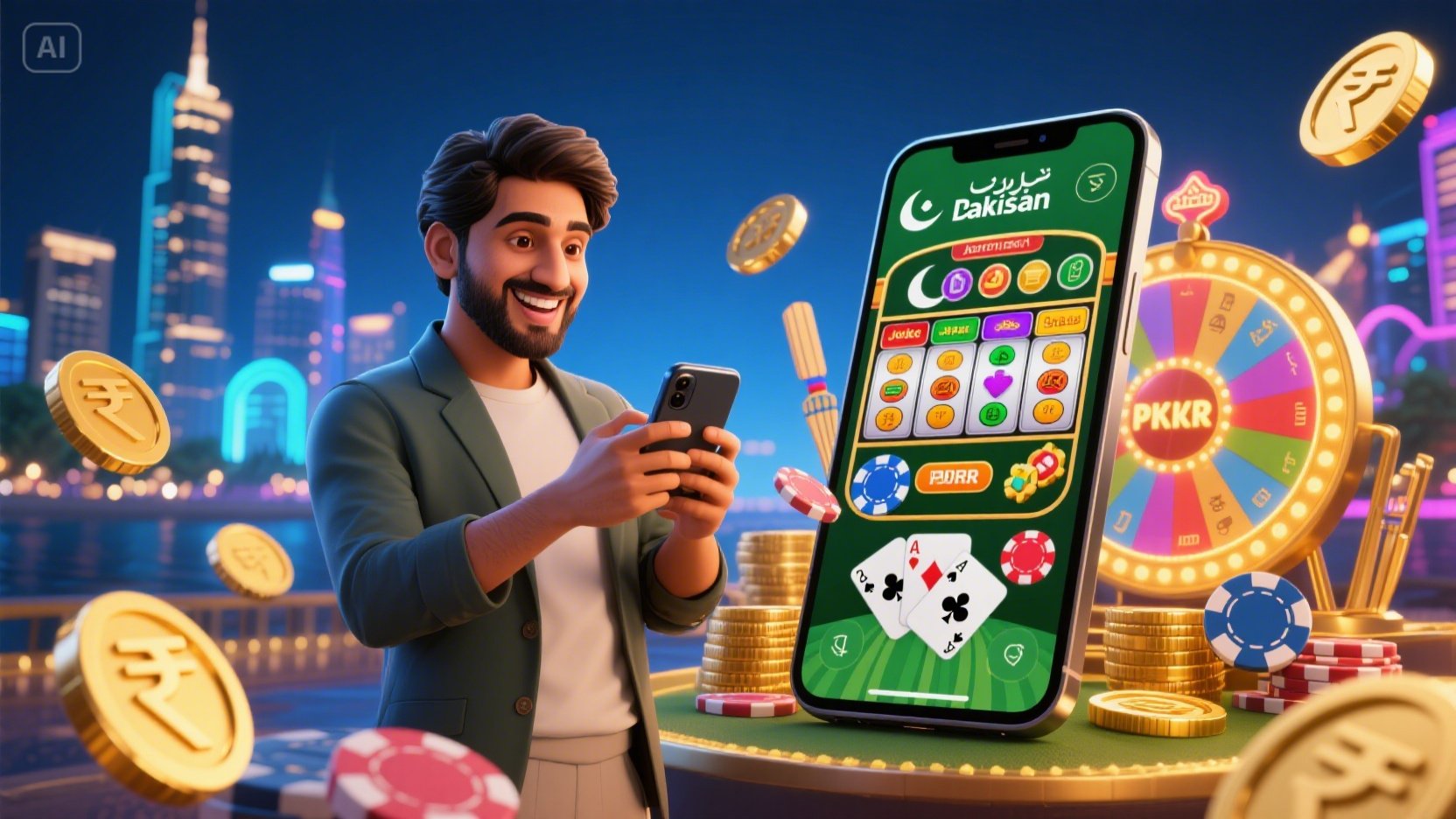 Casino casino winner game desktop and mobile interfaces